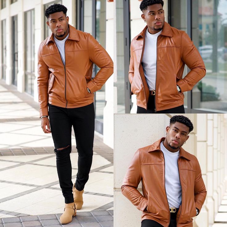 MEN’S BROWN LEATHER JACKETS: A CLASSICSTYLE THAT NEVER GOES OUT OF FASHION!